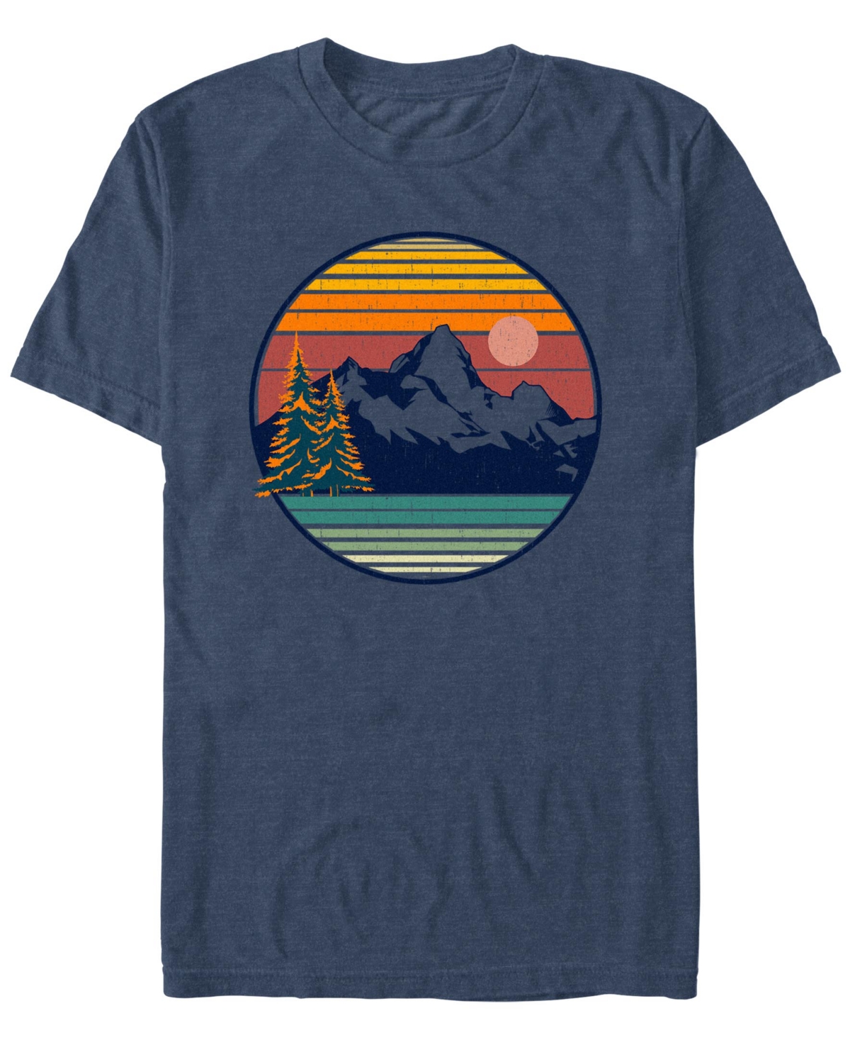 Men's Mountain View Short Sleeve T-Shirt - Navy Heather