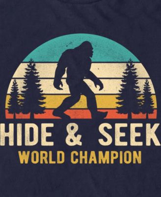 Дизайн от Humans Дизайн от Humans Мужская футболка с коротким рукавом Чемпиона мира по пряткам со снежным человеком 4990₽