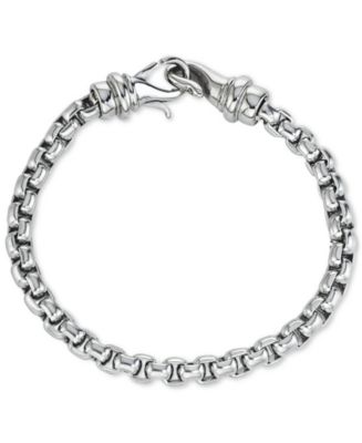 Macy's Men's Linked Bracelet in Stainless Steel, Created for Macy's ...