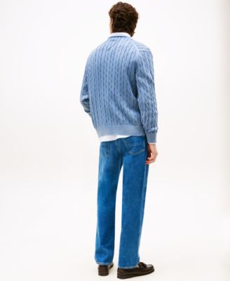 Мужской классический кардиган крупной вязки от Tommy Hilfiger