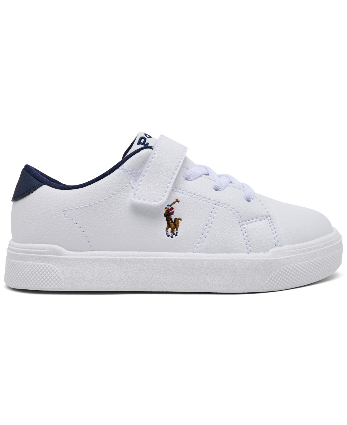 Детские кроссовки Polo Ralph Lauren Toddler Kids Sutton Stay-Put Fastening Strap Casual Sneakers from Finish Line — фото 4