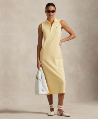 Polo Ralph Lauren - Women's Stretch-Cotton Sleeveless Polo Dress