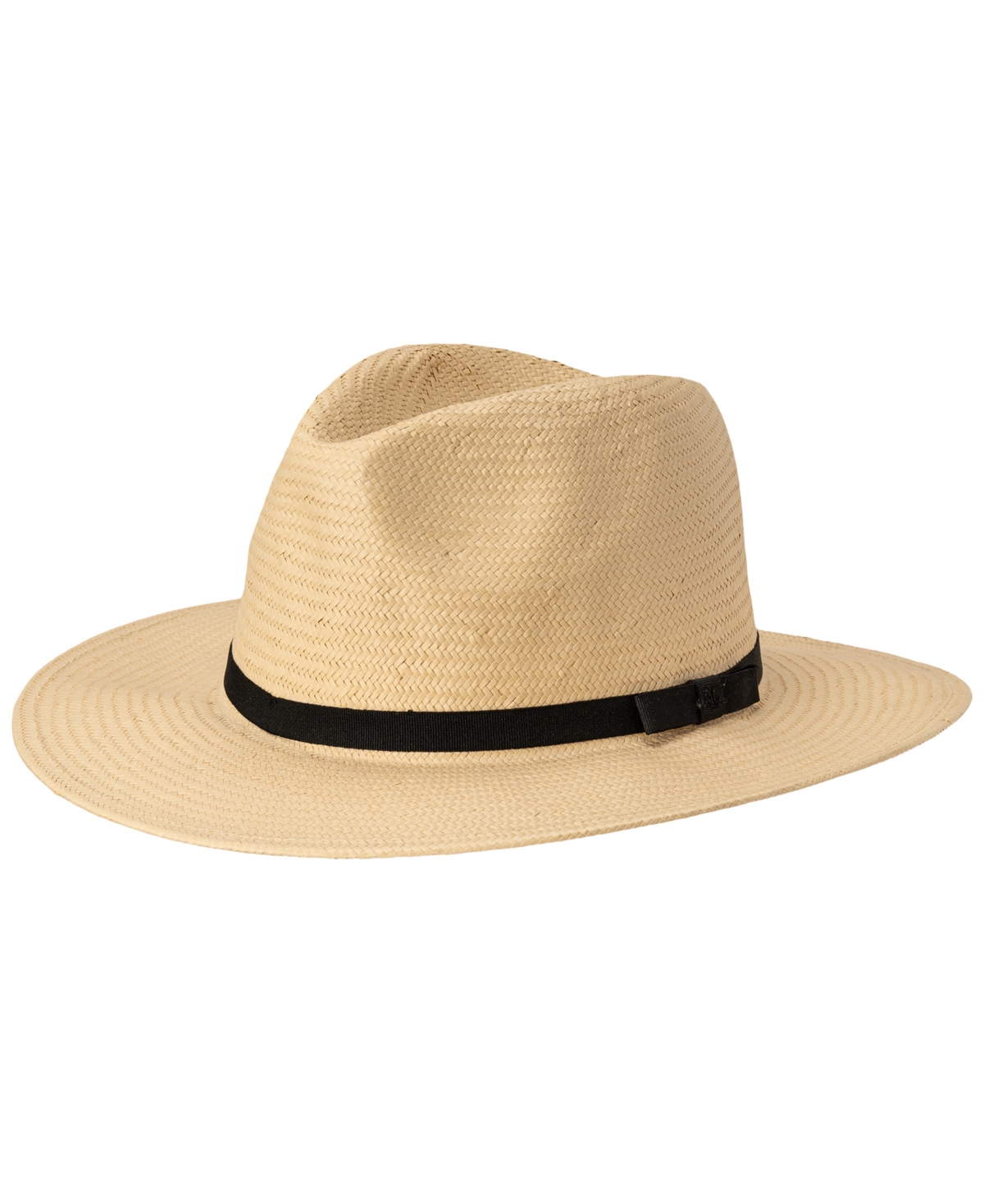 Panama Ribbon Fedora Hat - Natural