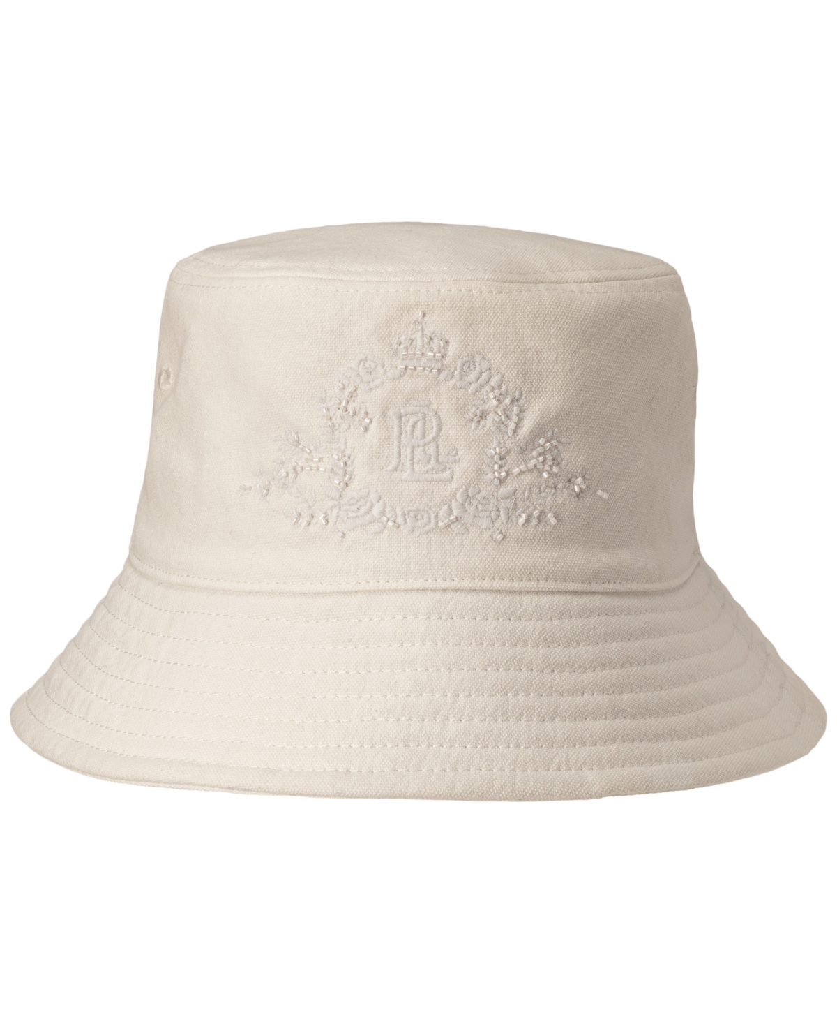 Mother's Day Embroidered Bucket Hat - Bright White