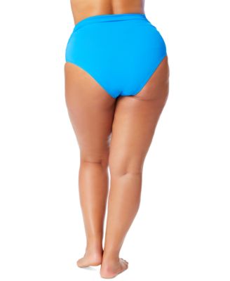 Plus Size High-Waist Bikini Bottoms