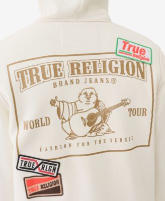 Мужская толстовка True Religion с нашивкой на молнии