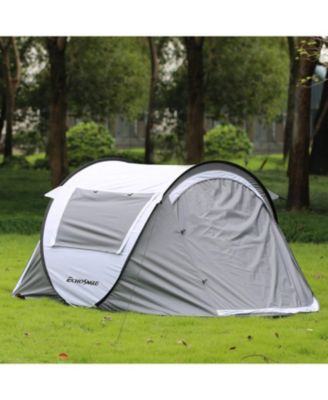 Camping Instant Tent, 2 Person Pop Up Tent, Water Resistant Dome Tent, Easy Setup for Camping Hiking and Outdoor, Portable Tent with Carry Bag, for 3 Seasons