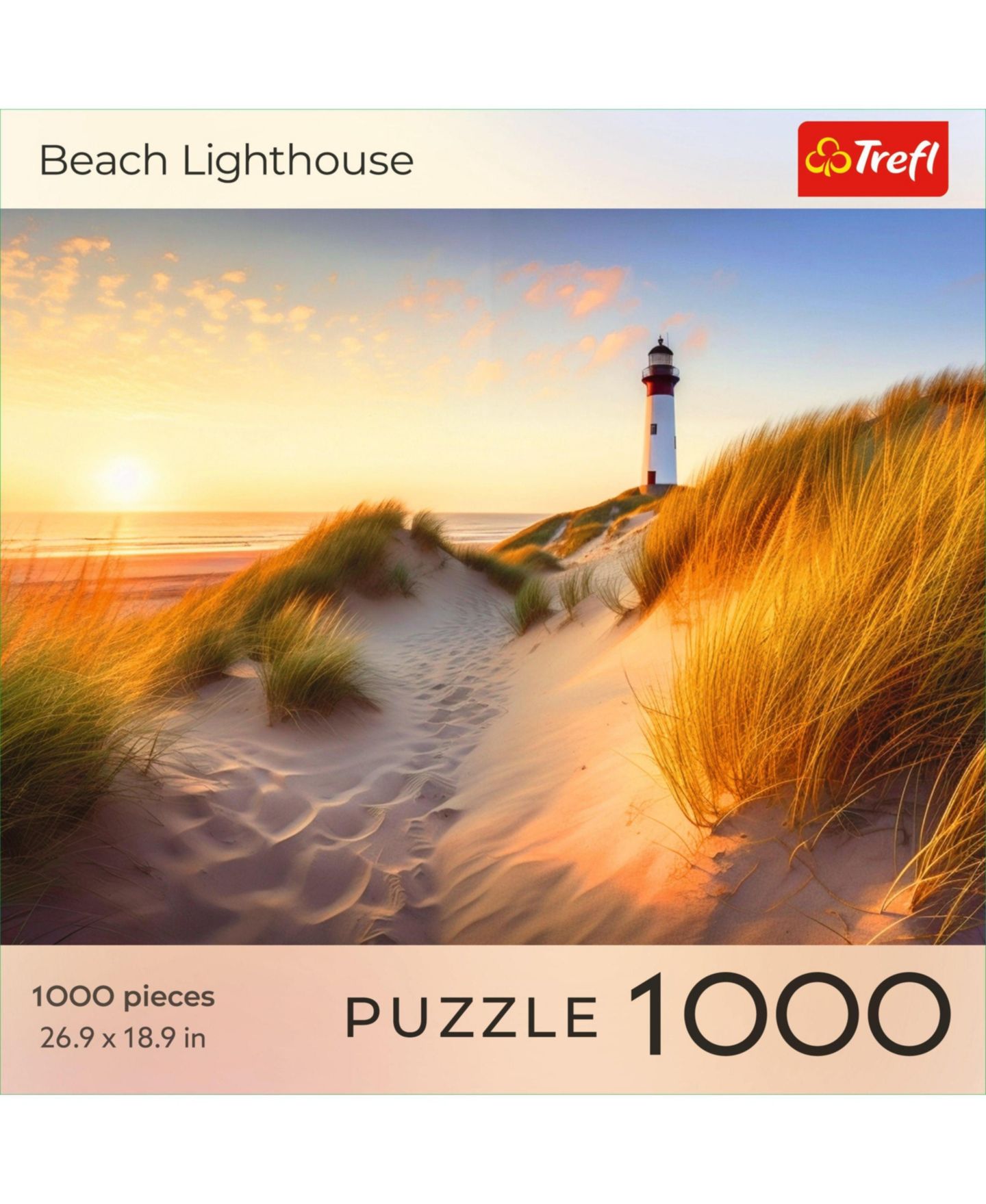 Детский пазл Trefl Sunset Beach Lighthouse 1000-Piece Puzzle, Ages 12+, цвет: Разноцветный — фото 2
