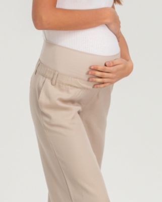 Широкие брюки Warren от PIETRO BRUNELLI ДЛЯ беременных из лиоцелла