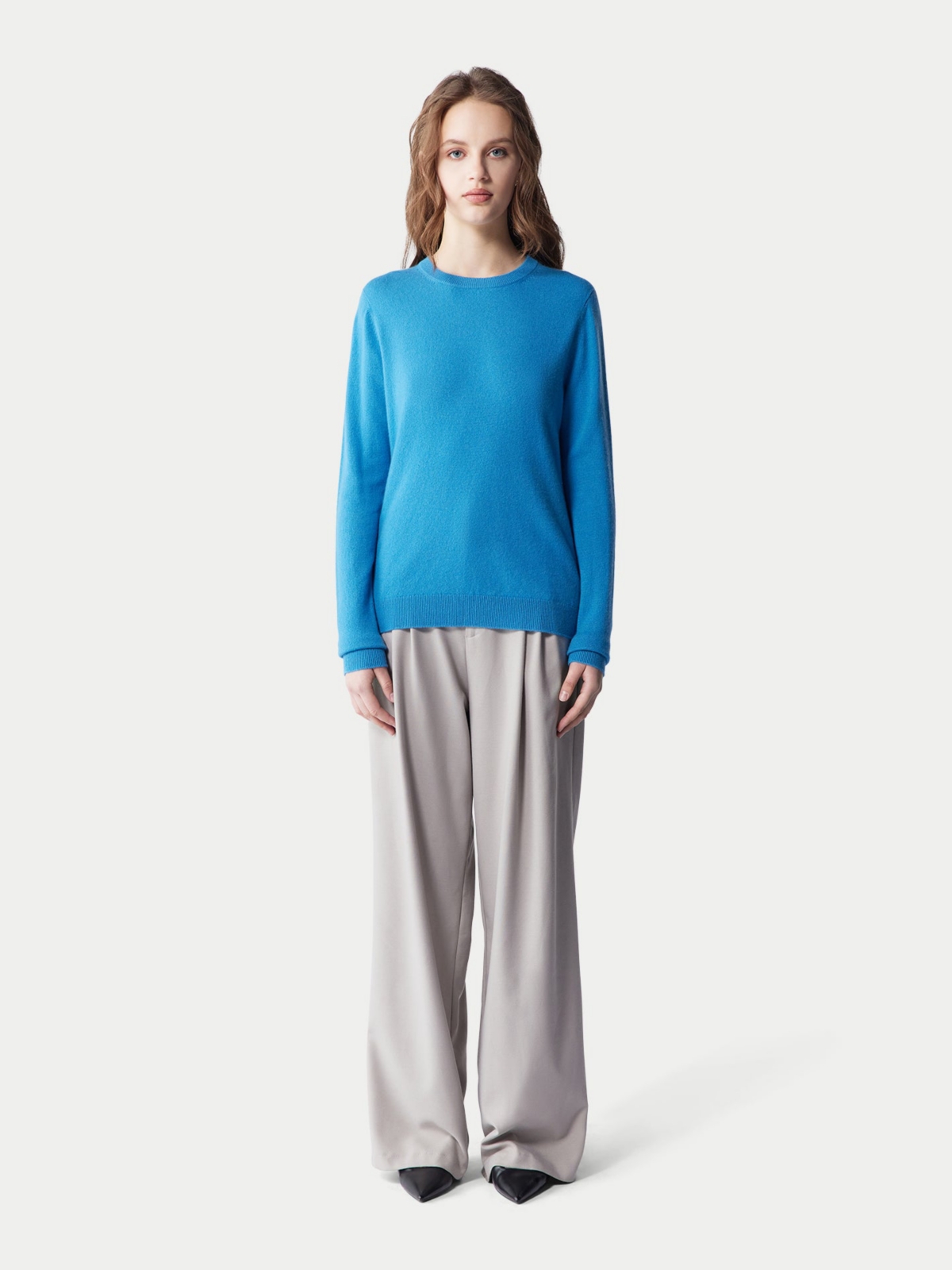 Gobi Cashmere Women's Essential Crew Neck Sweater