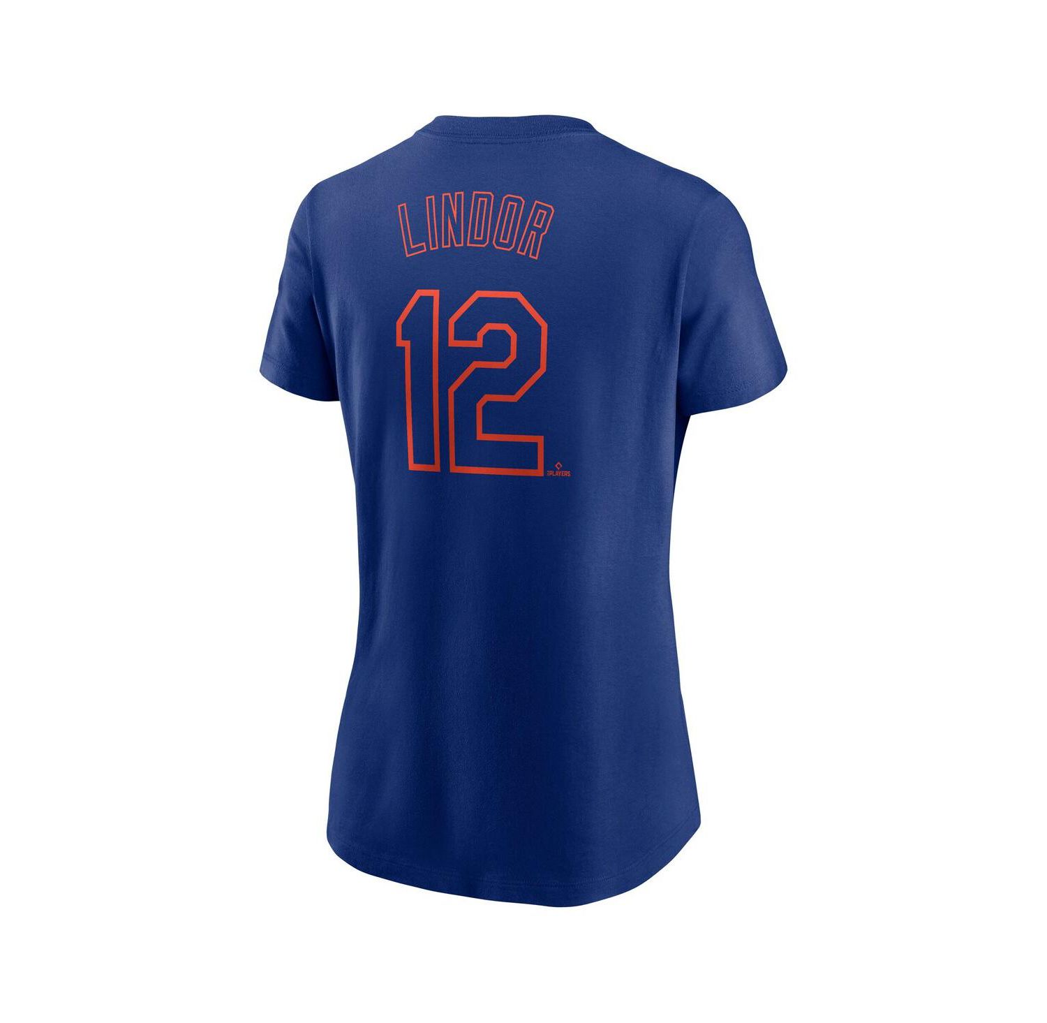 Women's Francisco Lindor Royal New York Mets Fuse Name & Number T-Shirt