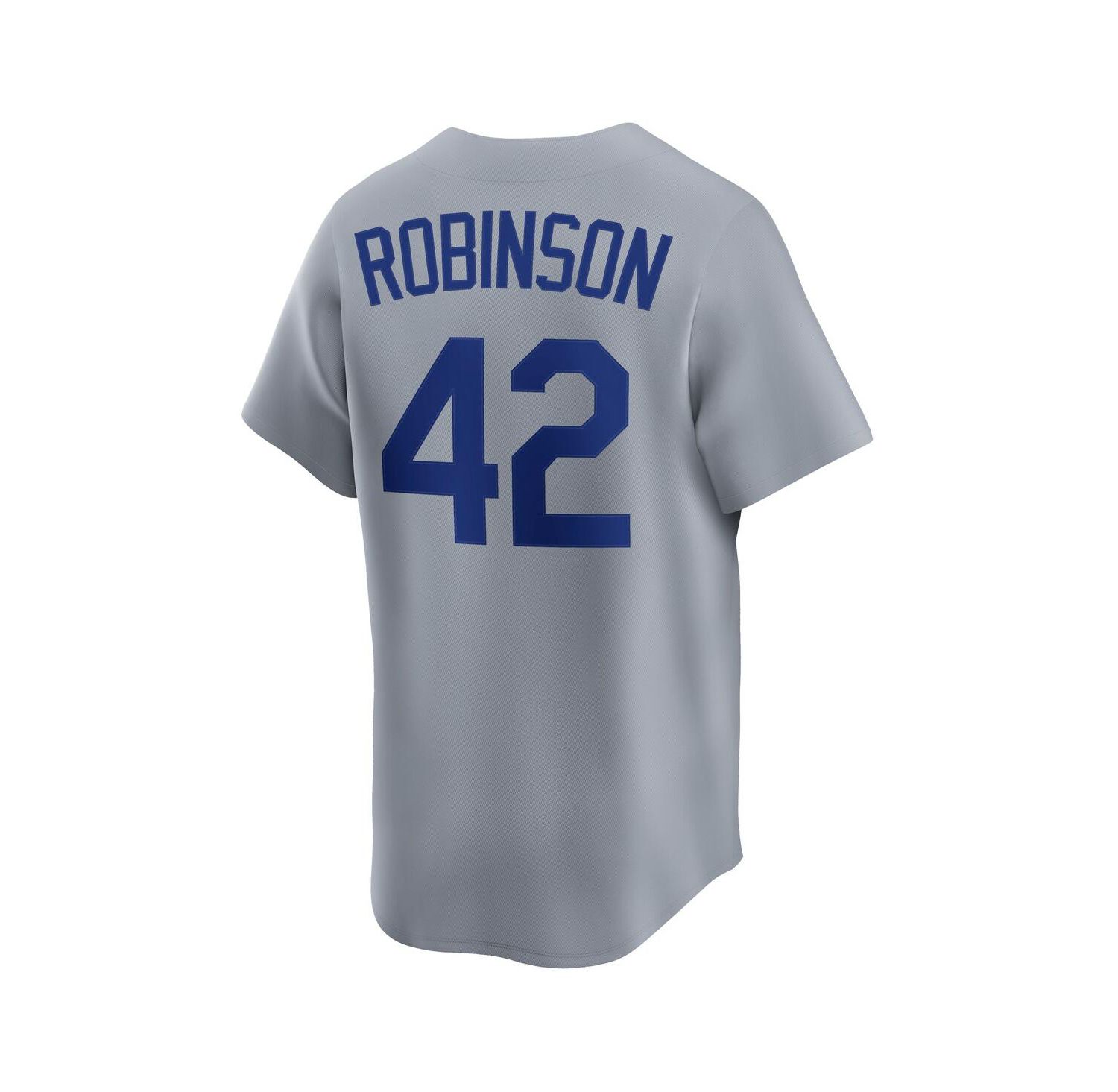 Men's Jackie Robinson Gray Brooklyn Dodgers Throwback Cooperstown Collection Limited Jersey