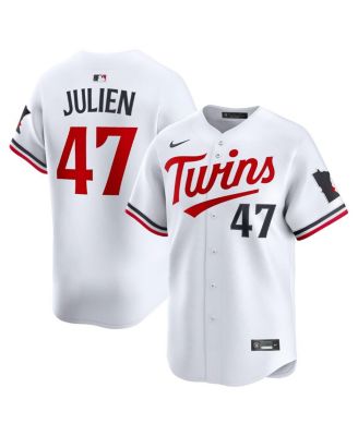Nike - Men's Edouard Julien White Minnesota Twins Home Limited Player Jersey