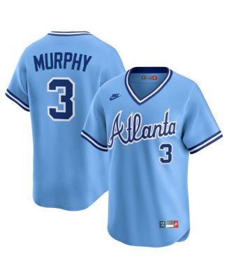 Nike - Men's Dale Murphy Light Blue Atlanta Braves Throwback Cooperstown Collection Limited Jersey