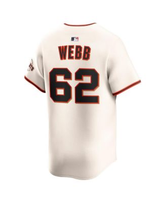 Men's Logan Webb Cream San Francisco Giants Home Limited Player Jersey