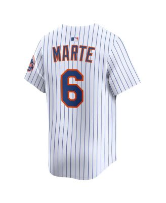 Мужская футболка Nike Starling Marte White New York Metts Alternate Limited Player.