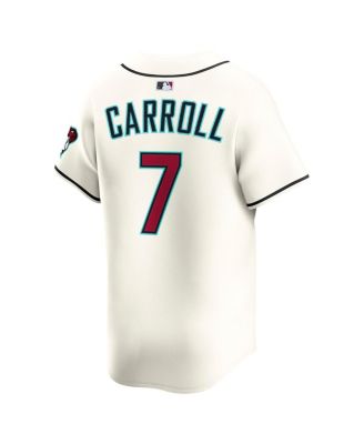 Men's Corbin Carroll Cream Arizona Diamondbacks Home Limited Player Jersey