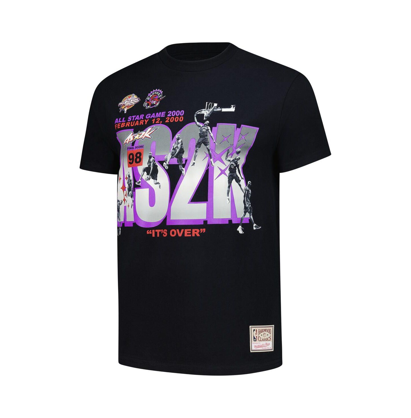 Мужская футболка Mitchell & Ness Vince Carter Black Toronto Raptors 2000 All-Star Game It's Over — фото 2