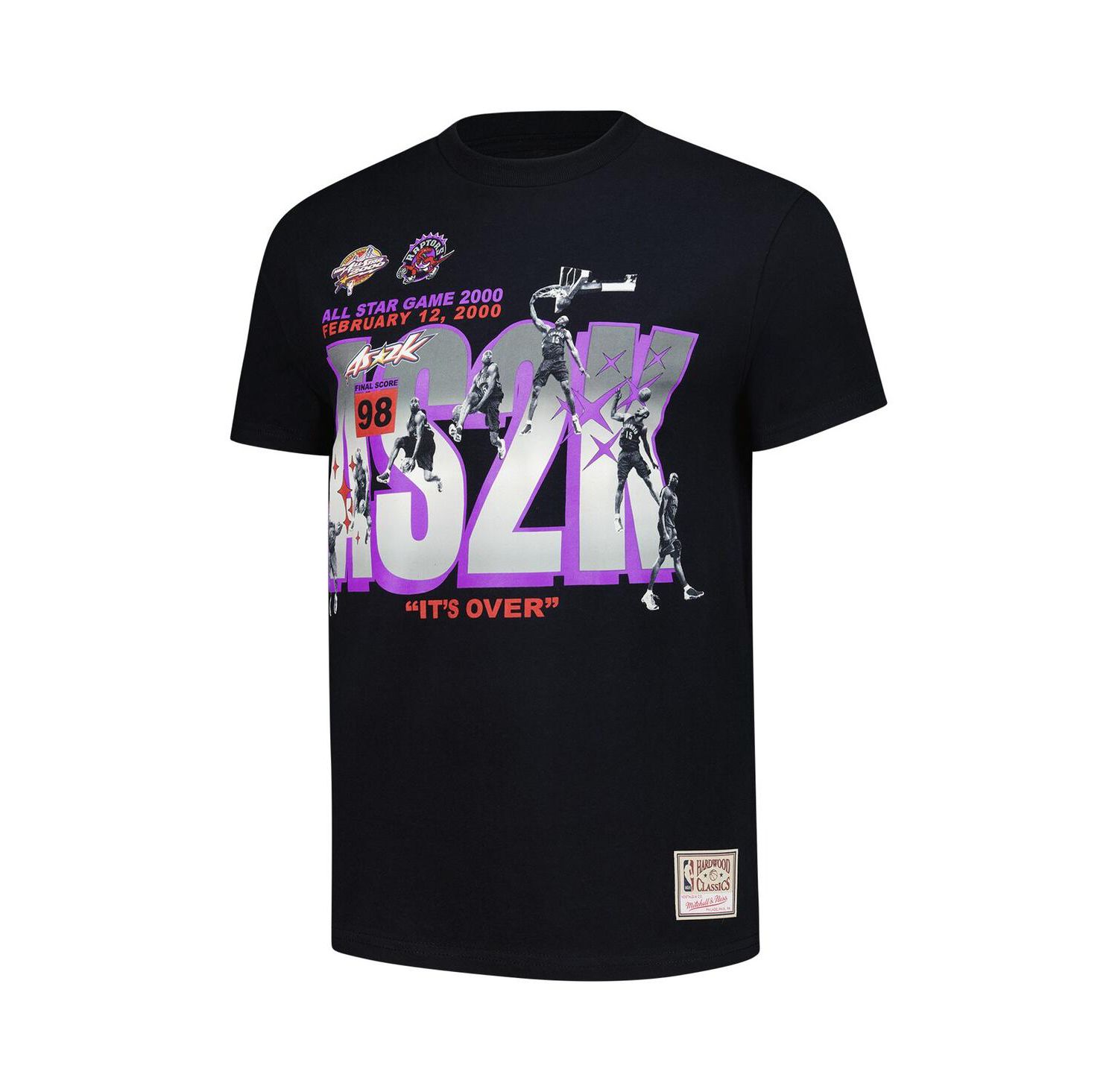 Men's Vince Carter Black Toronto Raptors 2000 All-Star Game It's Over T-Shirt