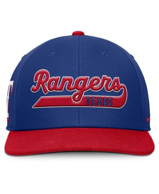 Men's Royal/Red Texas Rangers Pro Performance Snapback Hat