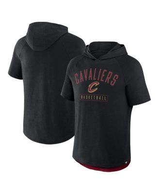 Fanatics - Men's Black Cleveland Cavaliers Pass Legend Hooded T-Shirt
