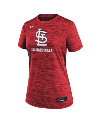 Women's Red St. Louis Cardinals Authentic Collection Velocity Performance T-Shirt