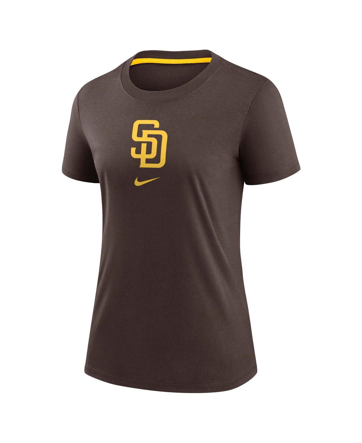 Nike Women's Brown San Diego Padres Authentic Collection Early Work Tri-blend T-shirt In Brown
