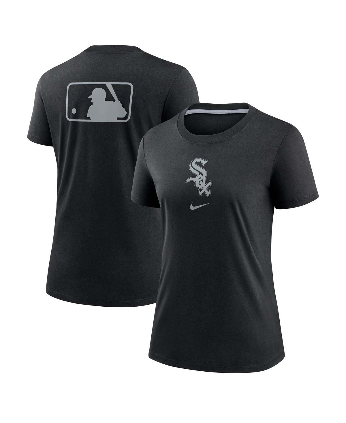 Nike Women's Black Chicago White Sox Authentic Collection Early Work Tri-Blend T-Shirt