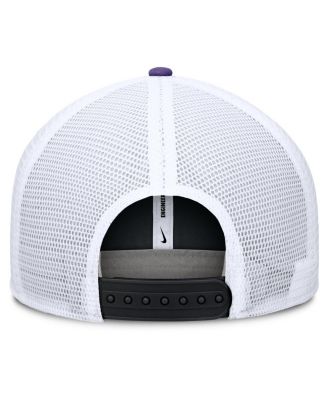 Men's Black/Purple Colorado Rockies Pro Trucker Snapback Hat