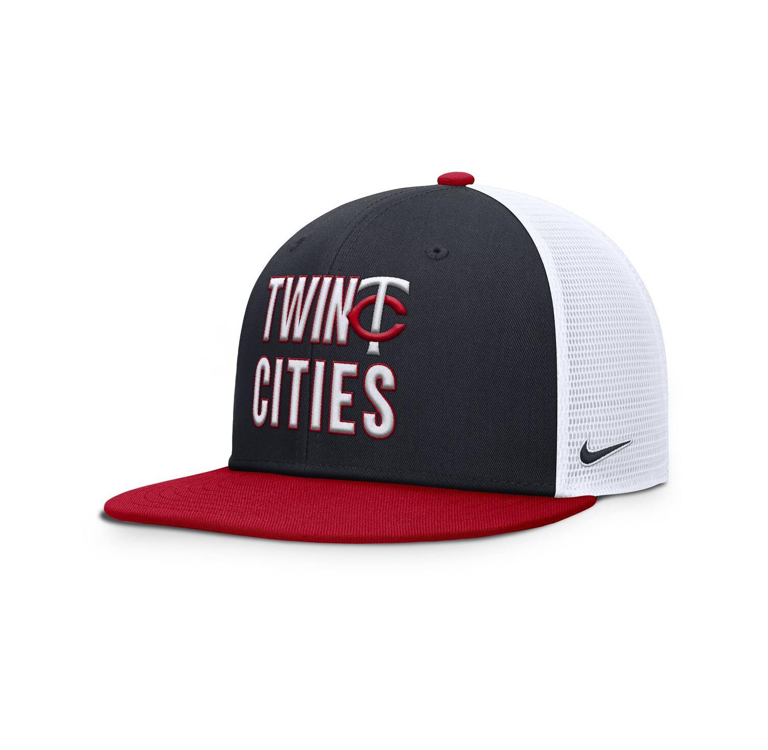 Men's Navy Minnesota Twins Pro Trucker Snapback Hat