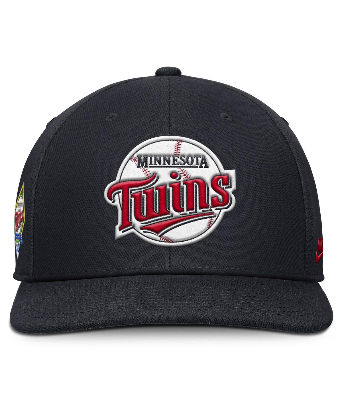Nike Men's Navy Minnesota Twins Pro Performance Snapback Hat In Navy
