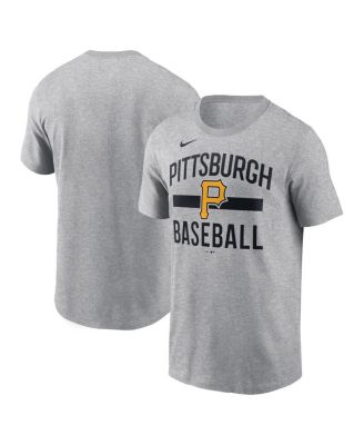 Nike - Men's Heather Gray Pittsburgh Pirates Arched T-Shirt