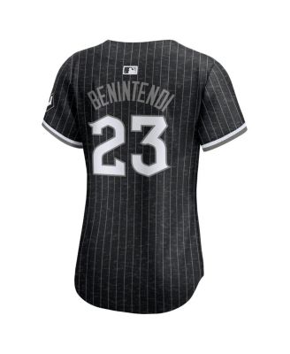 Женская футболка Nike Andrew Benintendi Black Chicago White Sox 2025 City Connect Limited от Nike.