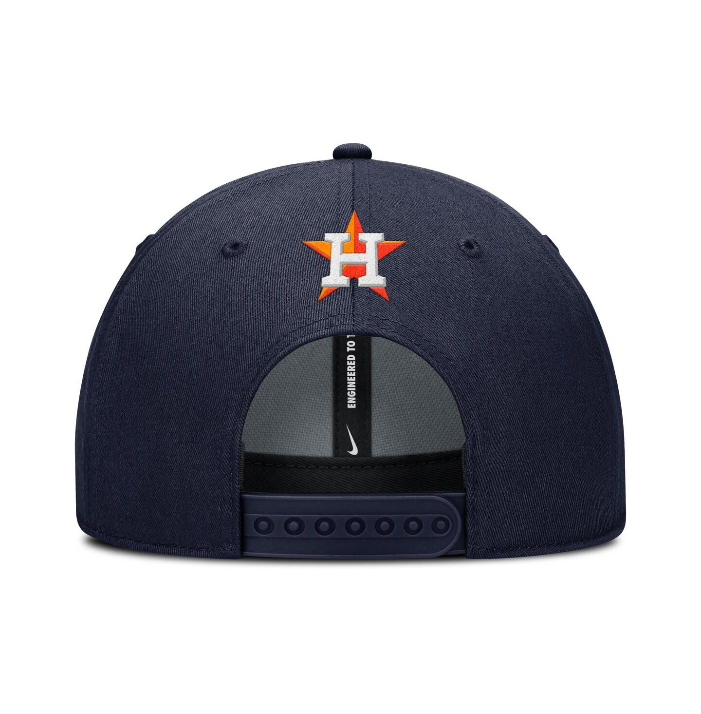 Мужская кепка Nike Navy Houston Astros Rise Gaberdine Adjustable Hat — фото 2