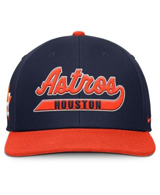 Men's Navy/Orange Houston Astros Pro Performance Snapback Hat