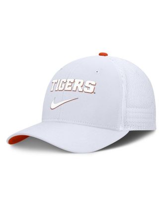 Nike - Men's White Clemson Tigers Rise Adjustable Trucker Hat