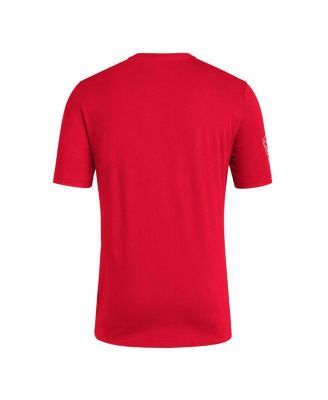 Men's Red NC State Wolfpack Fresh Wordmark T-Shirt