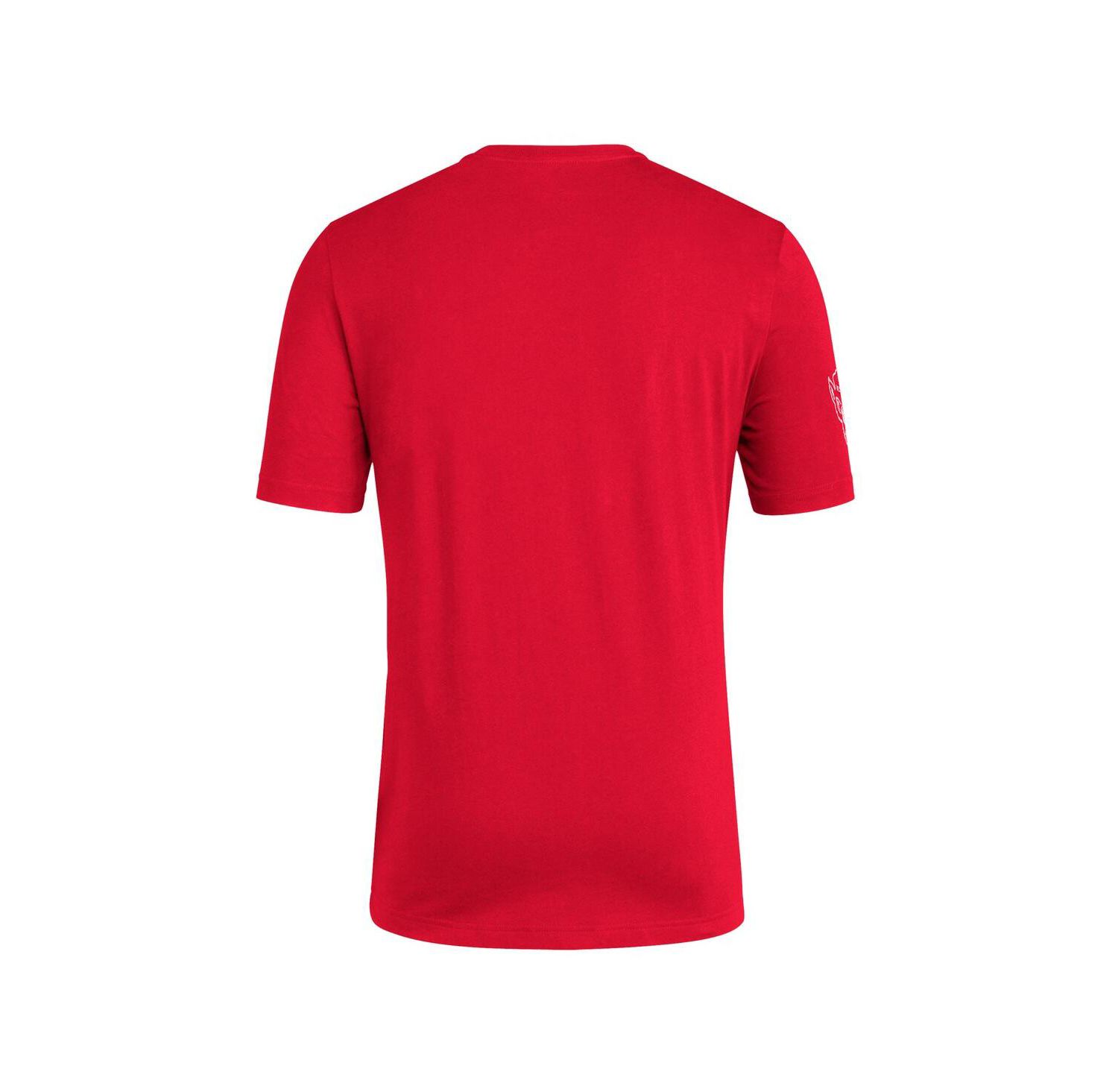 Men's Red NC State Wolfpack Fresh Wordmark T-Shirt