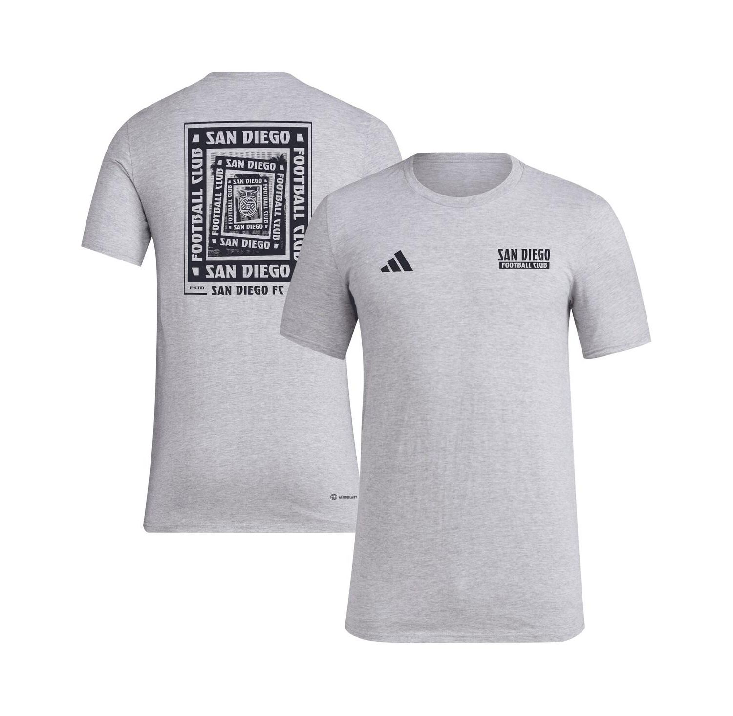 Men's Gray San Diego FC Local Wrap T-Shirt