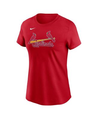 Women's Red St. Louis Cardinals Fuse Wordmark T-Shirt