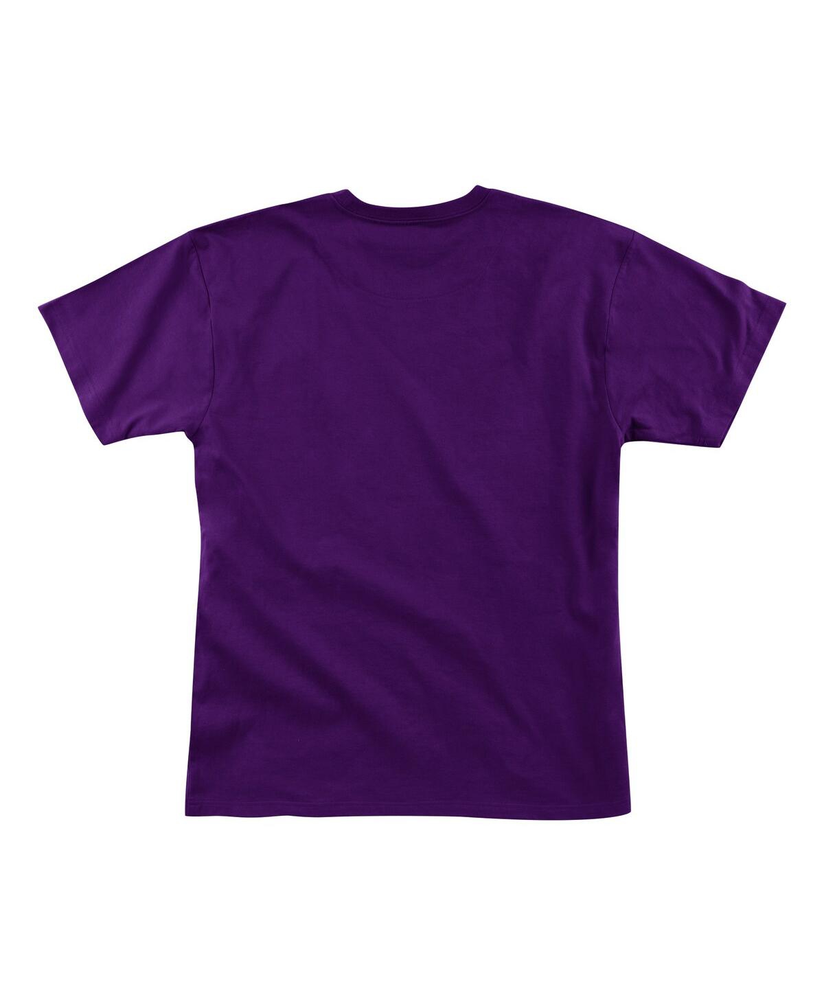 Mitchell & Ness Men's Purple Los Angeles Lakers Hardwood Classics Big Face 2. 0 T-shirt In Purple