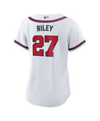Женская футболка Nike Austin Riley White Atlanta Braves Home Replica