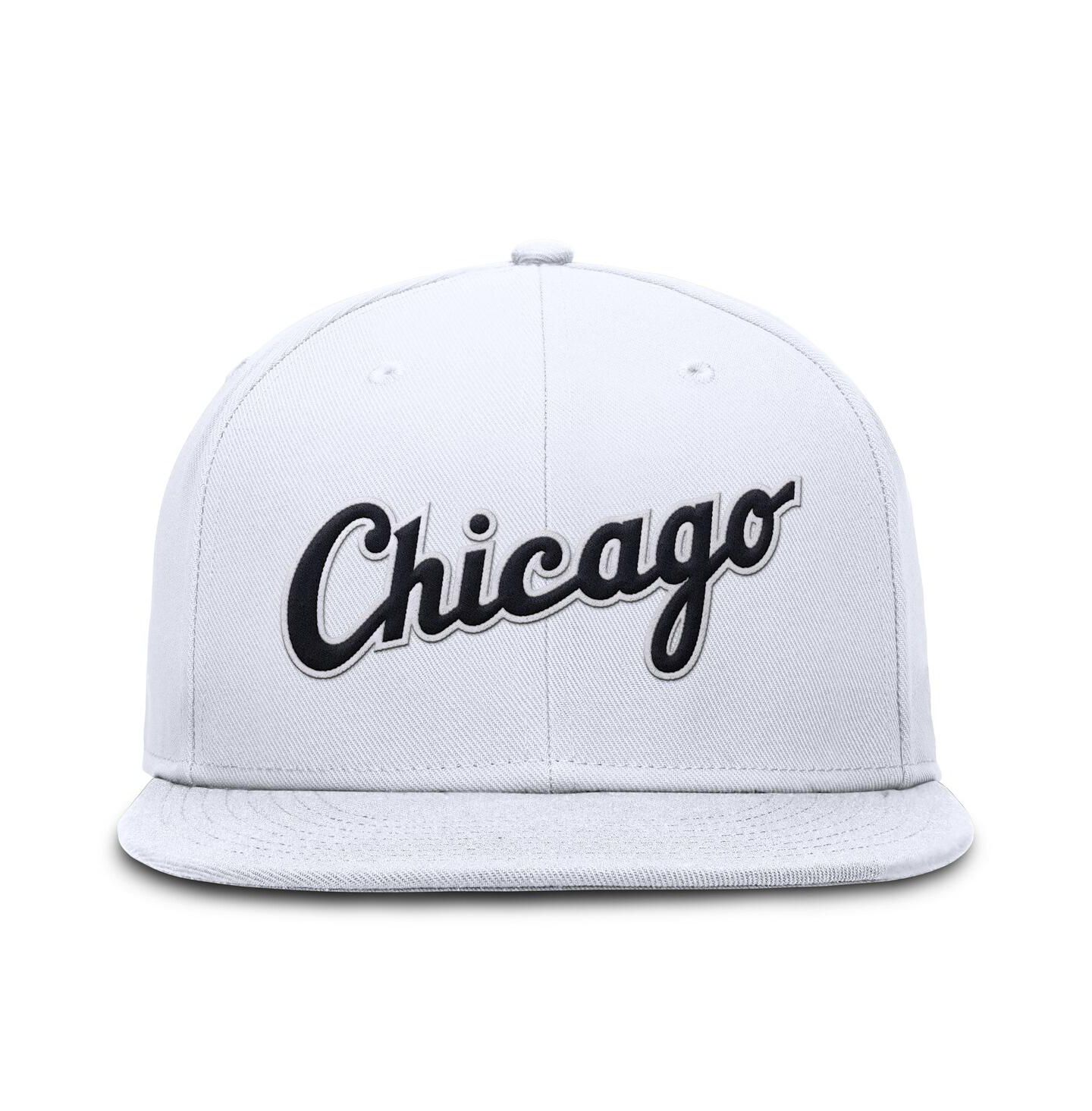 Мужская кепка Nike White Chicago White Sox True Performance Fitted Hat — фото 4