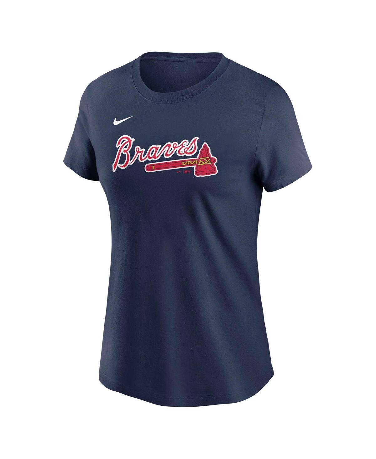 Nike Women's Matt Olson Navy Atlanta Braves Fuse Name Number T-shirt In Navy