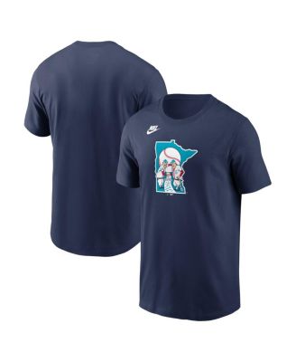 Nike - Men's Navy Minnesota Twins Cooperstown Collection Team Logo T-Shirt