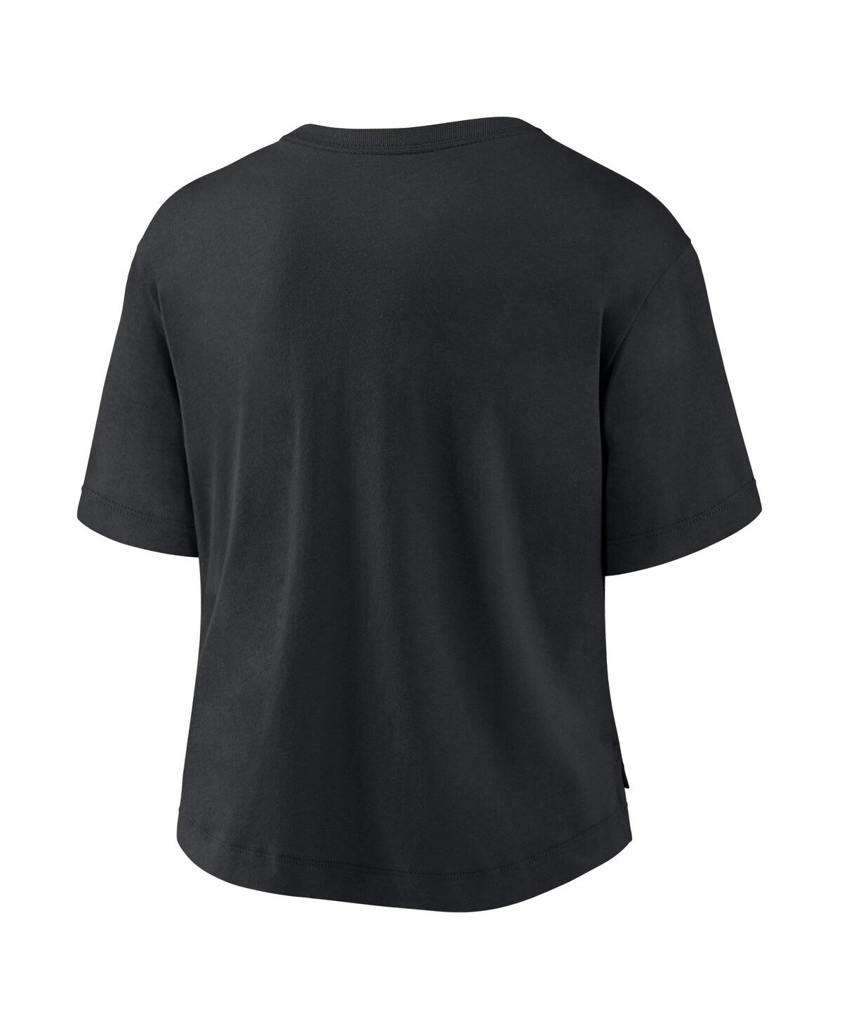 Nike Women's Black Pittsburgh Steelers Performance Pocket T-shirt In Black