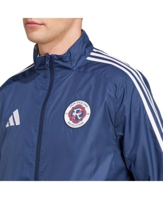 Men's Navy/White New England Revolution 2025 Anthem Reversible Full-Zip Jacket