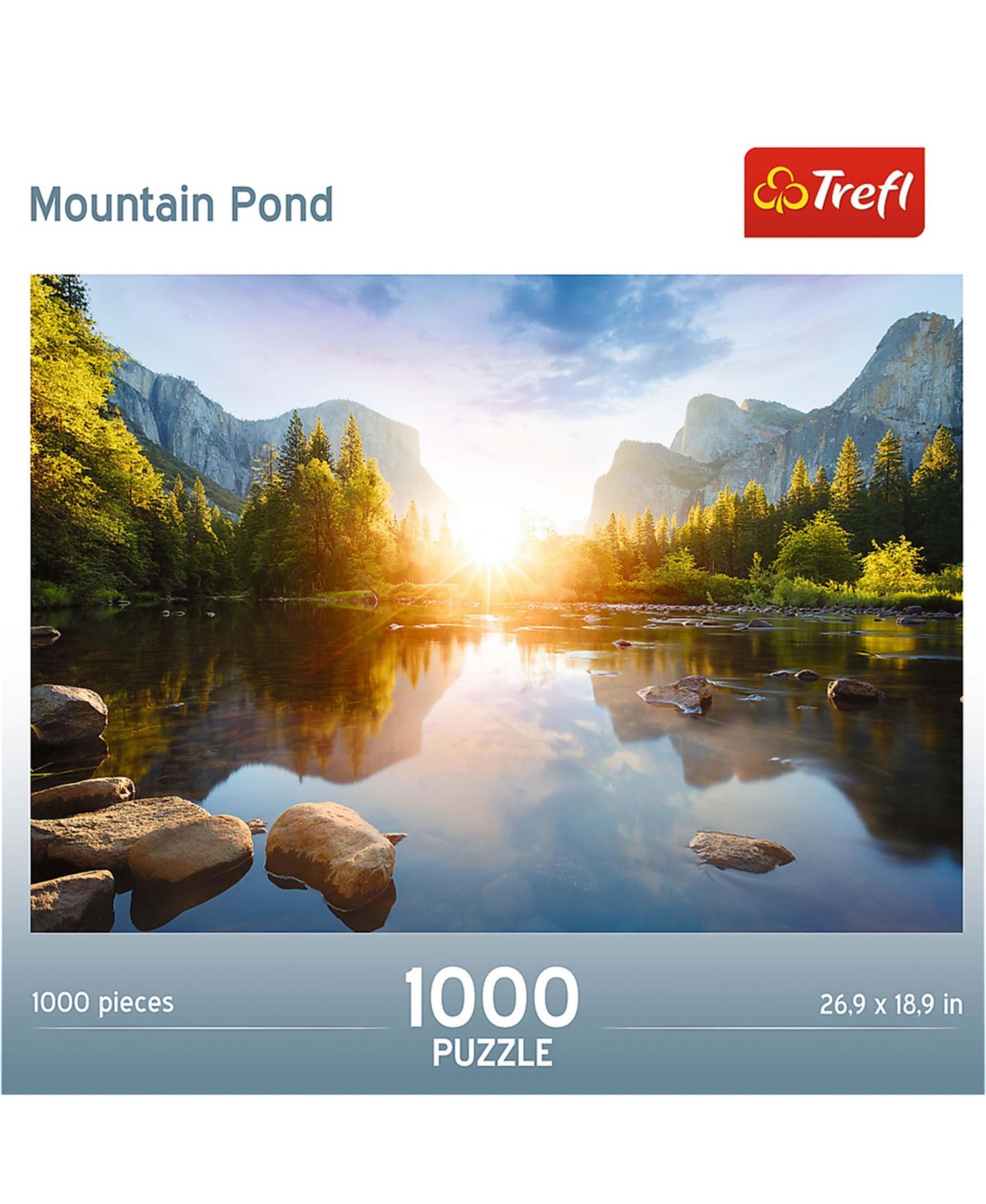 Детский пазл Trefl Mountain Pond 1000 Piece Puzzle, Ages 12+, цвет: Разноцветный — фото 3
