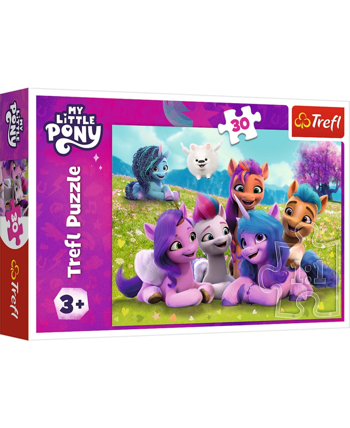 Детский пазл Trefl My Little Pony Friendly Ponies 30-Piece Puzzle, Ages 3+, цвет: Разноцветный — фото 2