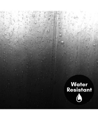 Water Resistant Polyester Fabric Shower Curtain, 71x74